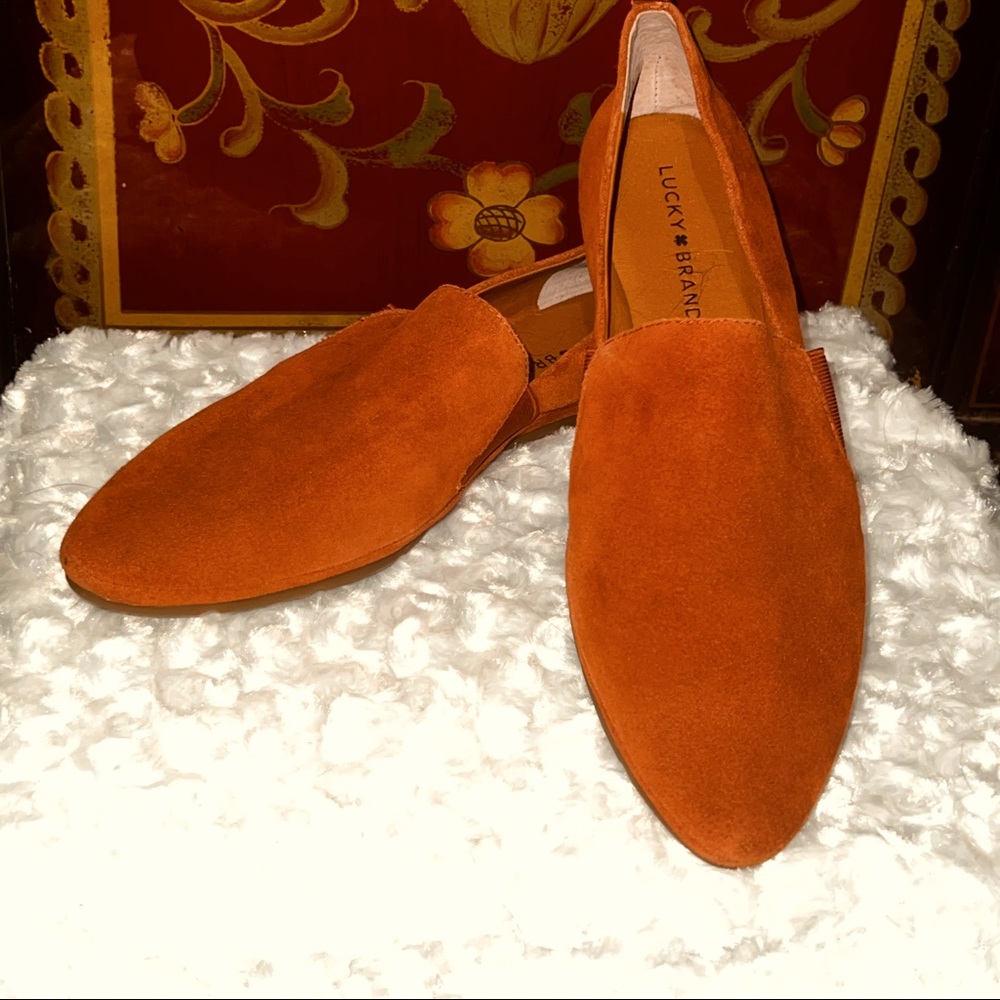 Lucky Brand Addly Cinnamon Flats Loafer Shoe sz 8 1/2